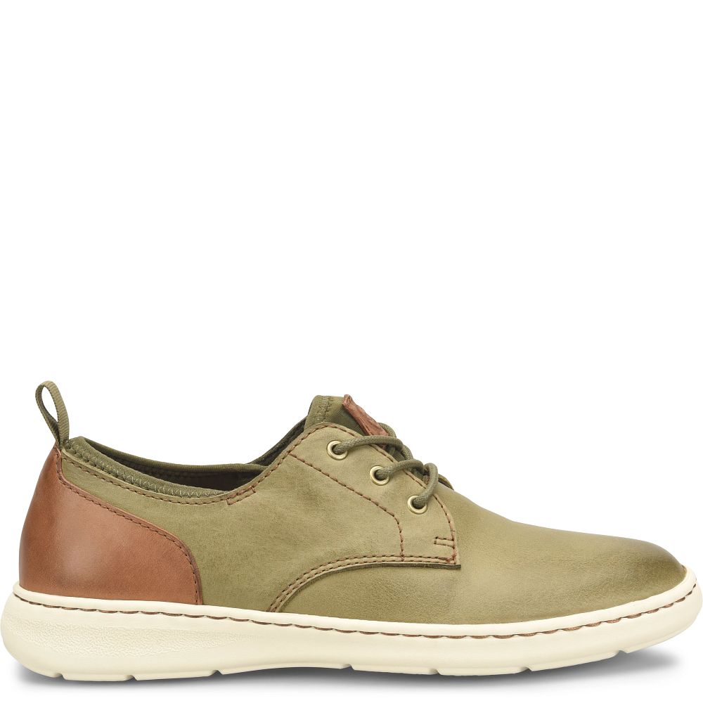 Born Marcus Combo Slip-Ons Olive Brown Terra Combo Product ID-0MgosiTE