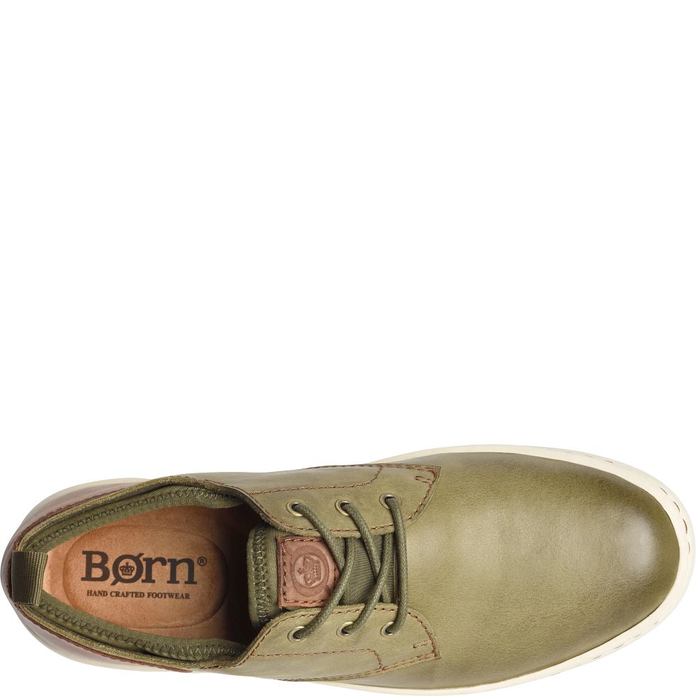 Born Marcus Combo Slip-Ons Olive Brown Terra Combo Product ID-0MgosiTE