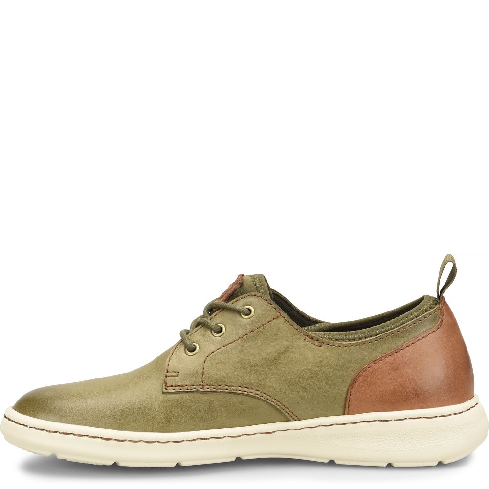 Born Marcus Combo Slip-Ons Olive Brown Terra Combo Product ID-0MgosiTE