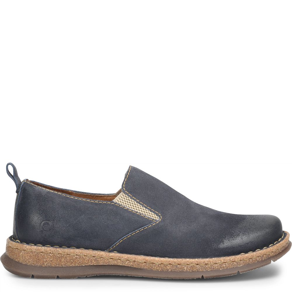 Born Bryson Slip-Ons Dark Jeans Distressed Product ID-19KS3fMX