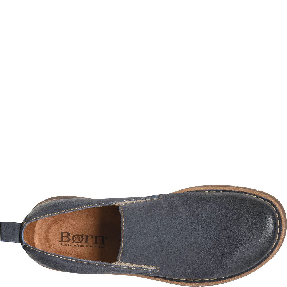 Born Bryson Slip-Ons Dark Jeans Distressed Product ID-19KS3fMX
