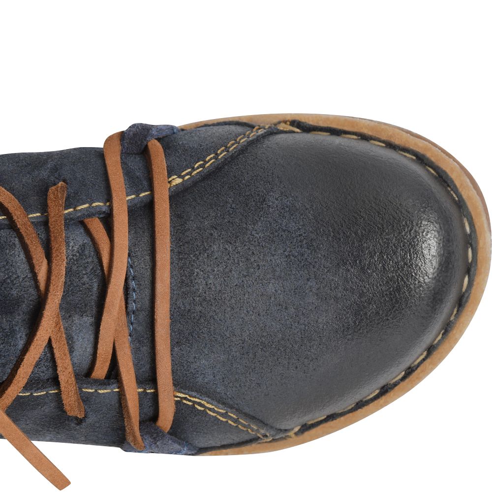 Born Temple II Boots Navy Indigo Distressed Product ID-1HApiF7f