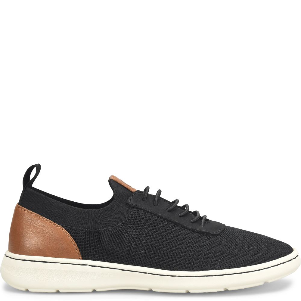 Born Marius Slip-Ons Black Dark Tan Combo Product ID-1gtDPwm8