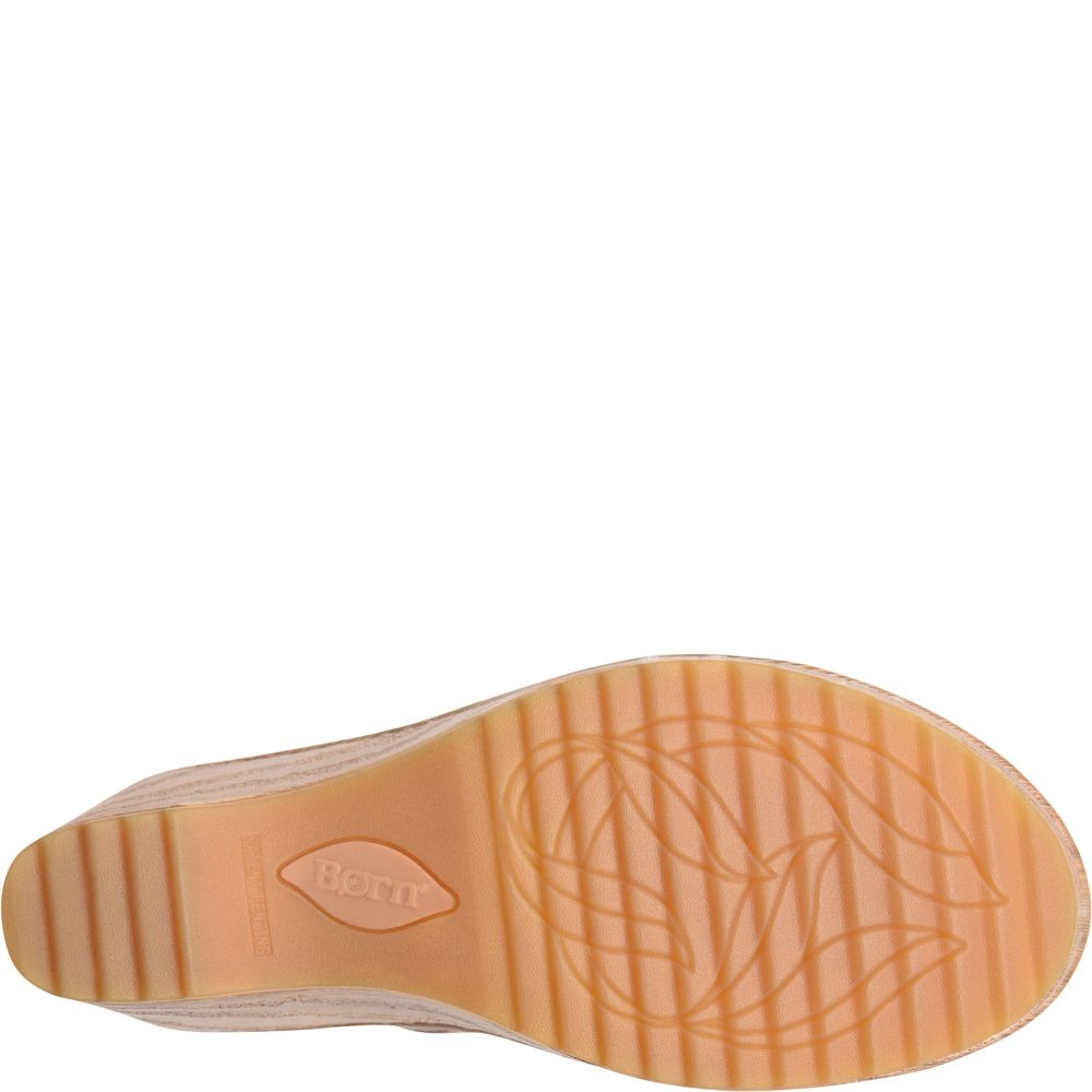 Born Natalie Clogs Cream Visone Distressed Product ID-26WGXPGJ