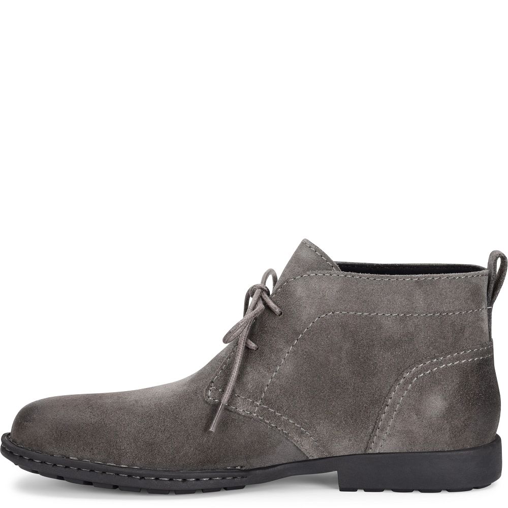 Born Seth Boots Dark Grey Catrame Suede Product ID-2Go7TpsI