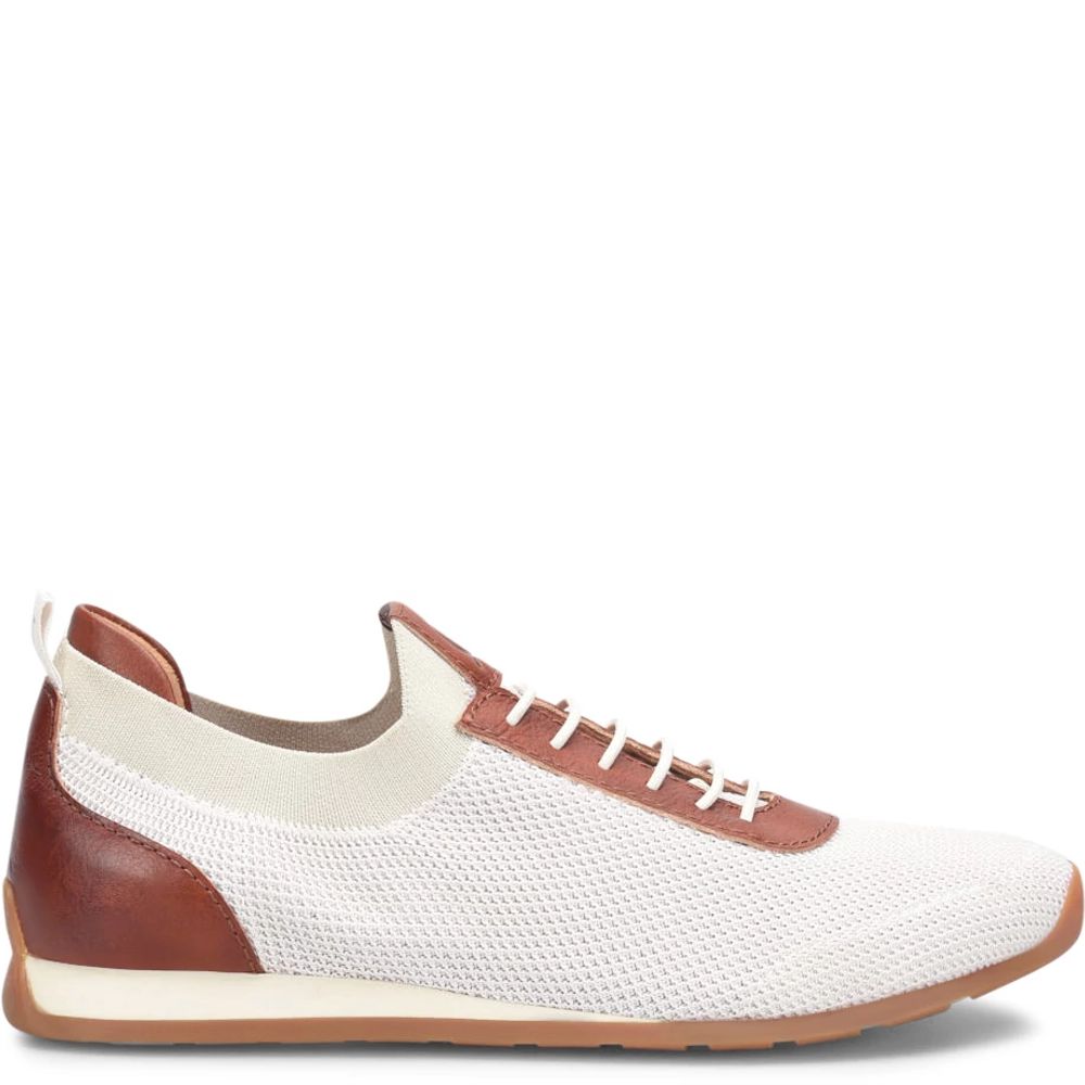Born Barrett Sneakers White Bourbon Knit Combo Product ID-3XjO51oM