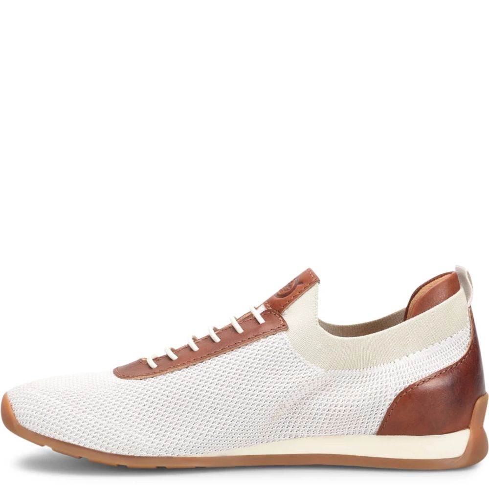 Born Barrett Sneakers White Bourbon Knit Combo Product ID-3XjO51oM
