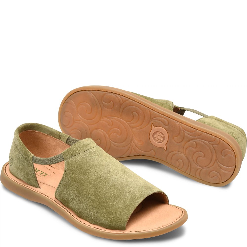 Born Cove Modern Colors Clogs Kiwi Suede Product ID-5732zgaU