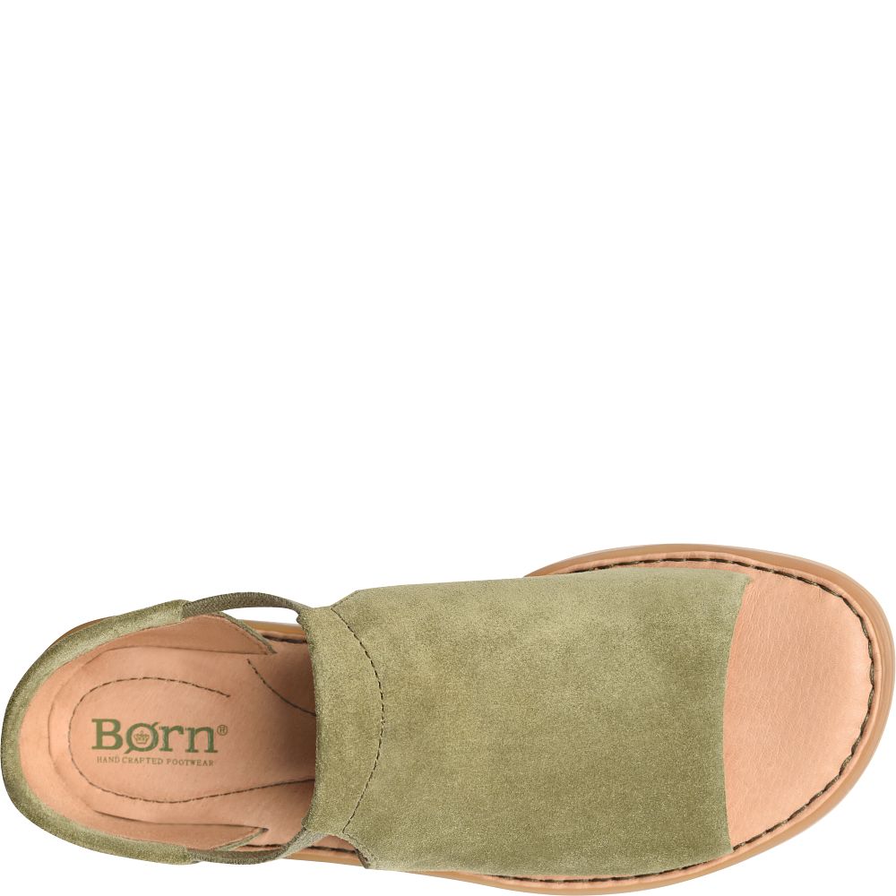 Born Cove Modern Colors Clogs Kiwi Suede Product ID-5732zgaU