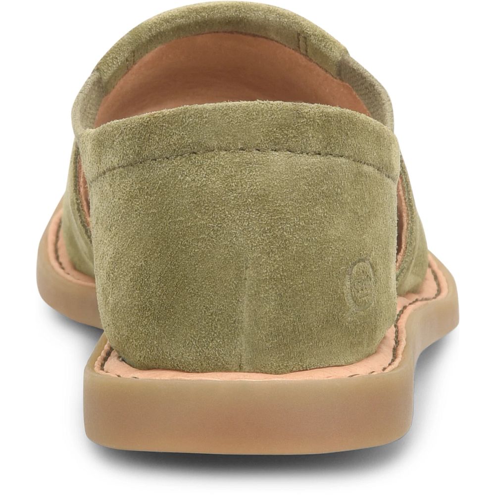 Born Cove Modern Colors Clogs Kiwi Suede Product ID-5732zgaU