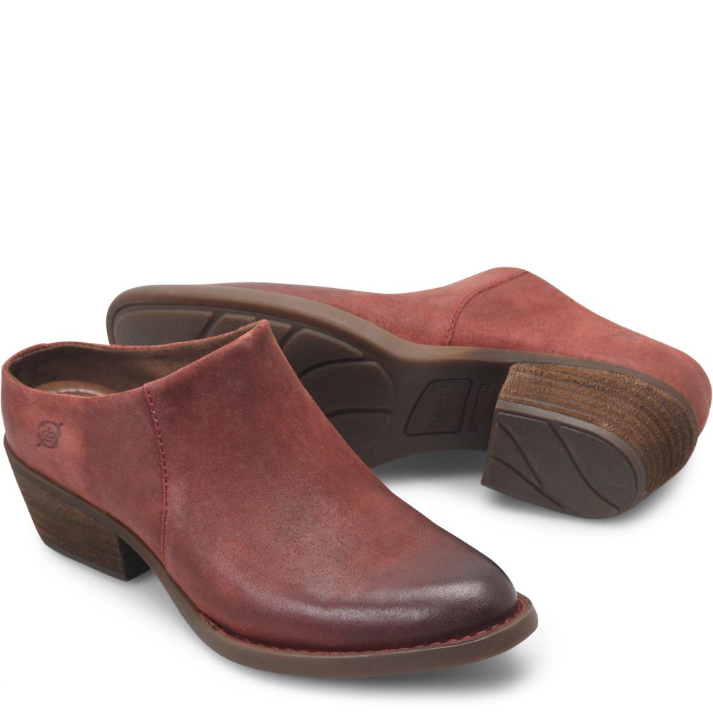 Born Starr Boots Dark Brick Distressed Product ID-57sUOlWB