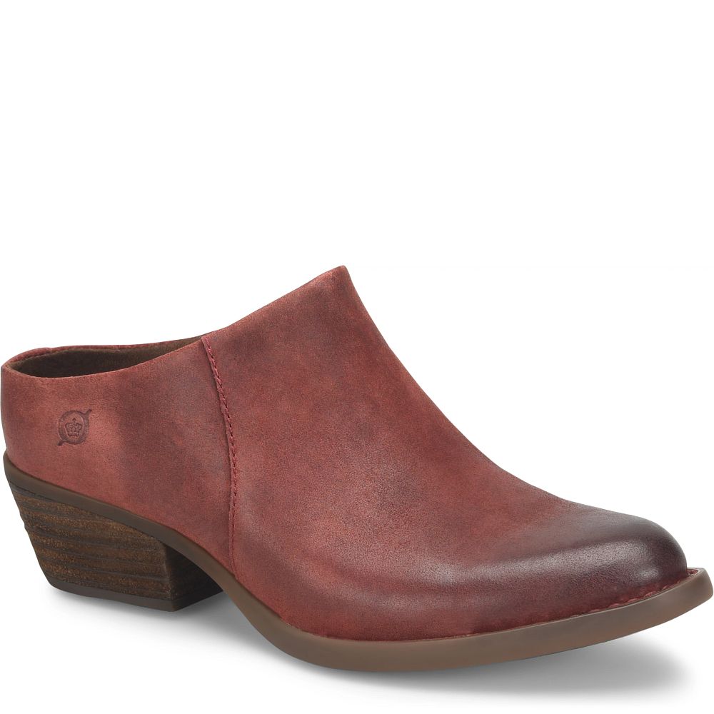 Born Starr Boots Dark Brick Distressed Product ID-57sUOlWB