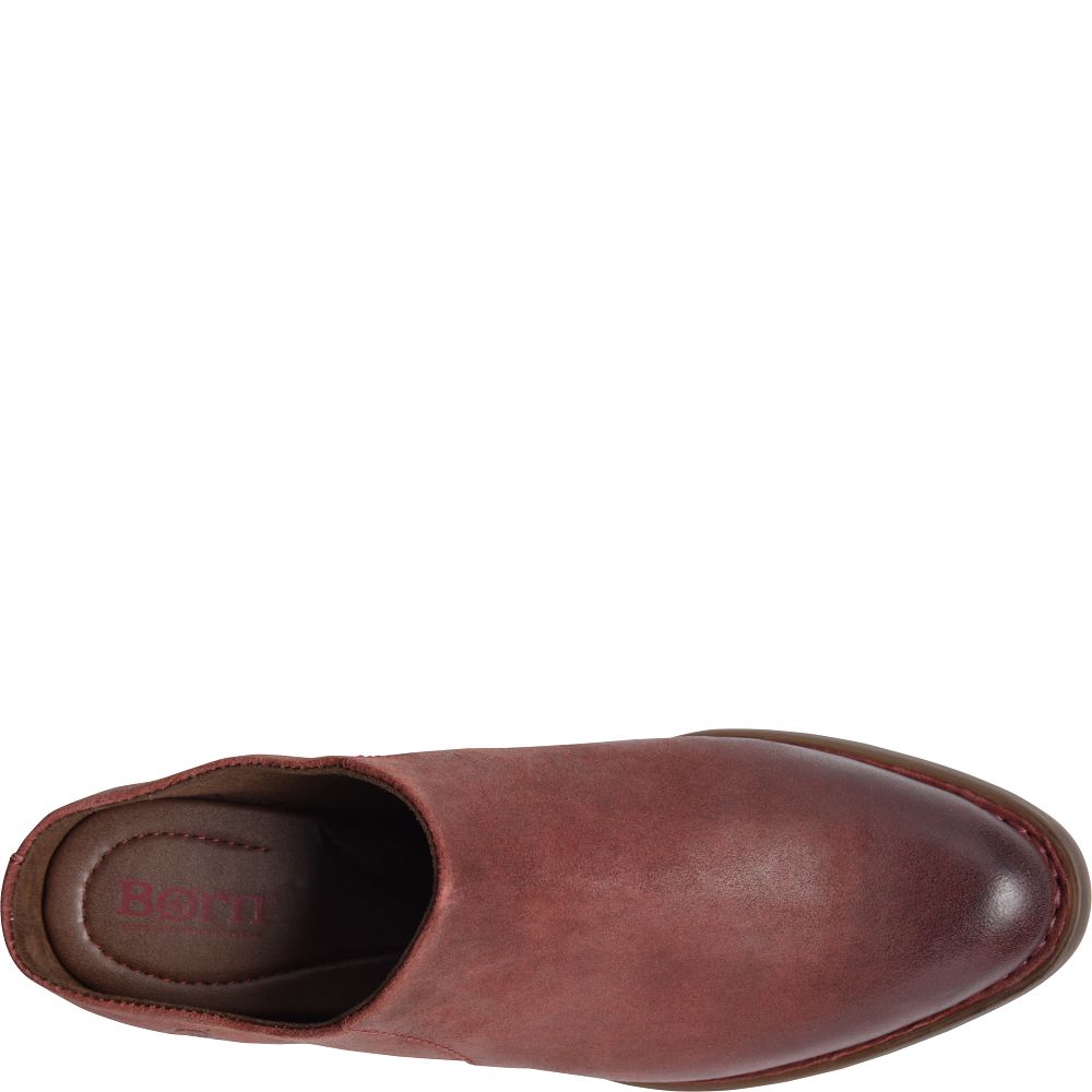Born Starr Boots Dark Brick Distressed Product ID-57sUOlWB