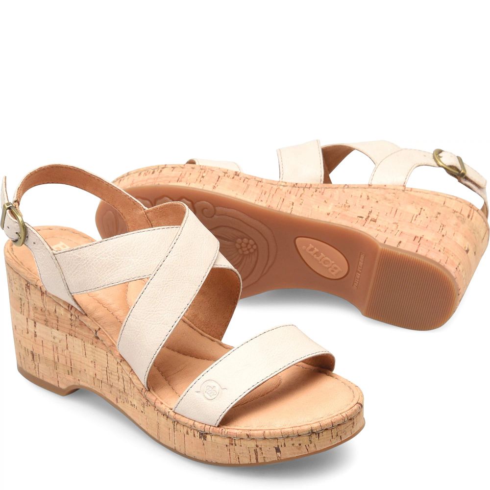 Born Lanai Sandals White Bone Product ID-71Tf5b4Y [BornShoes-296]