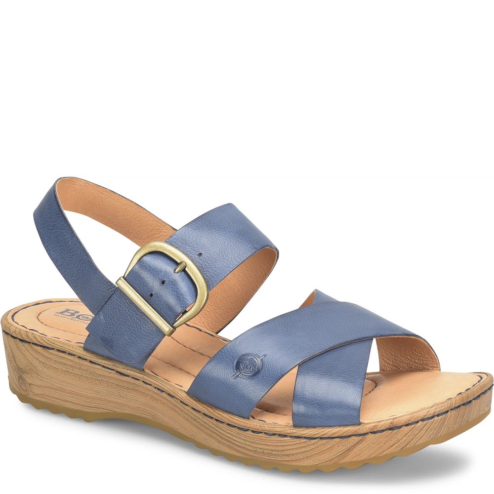Born Aida Sandals Navy Product ID-7p8EajCX