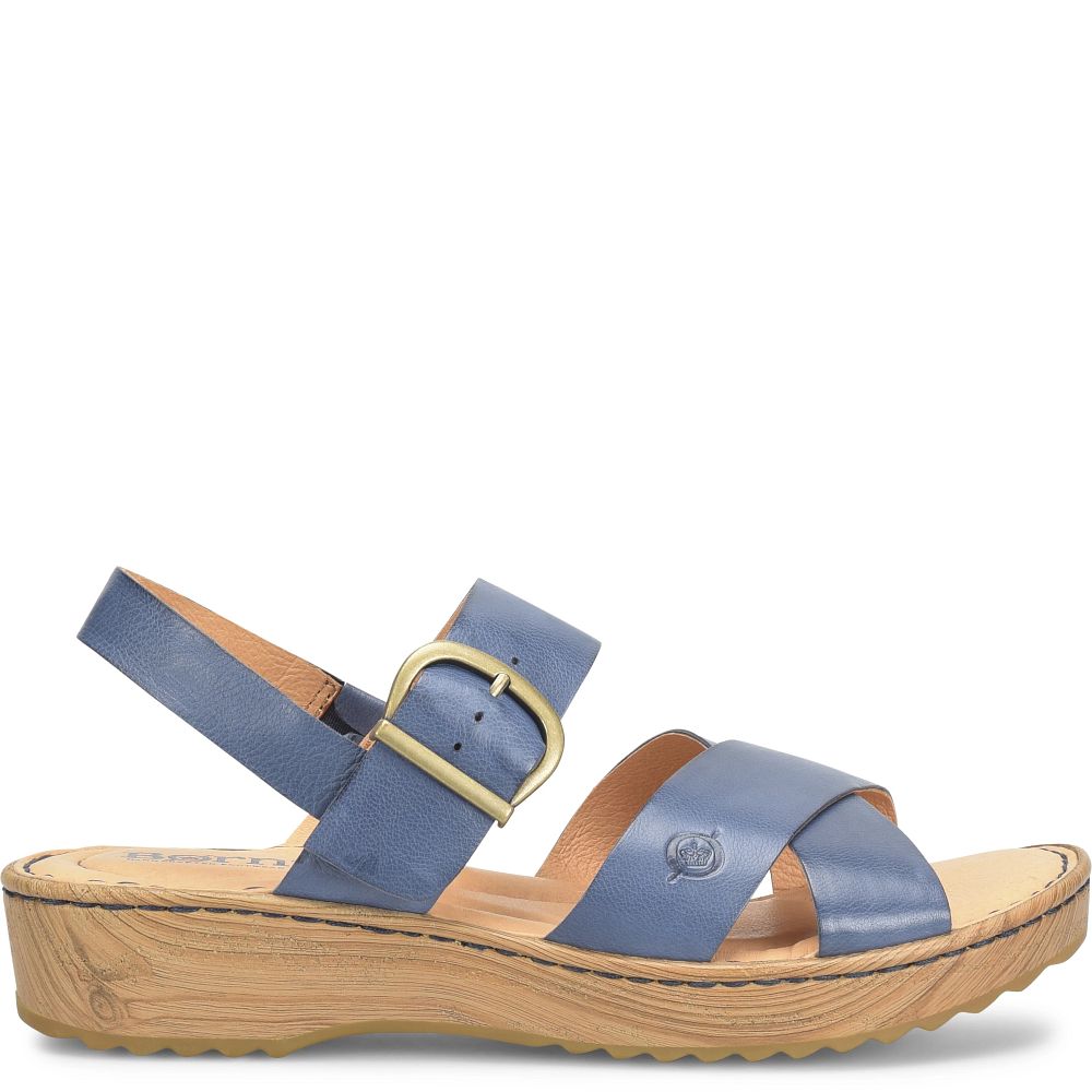 Born Aida Sandals Navy Product ID-7p8EajCX