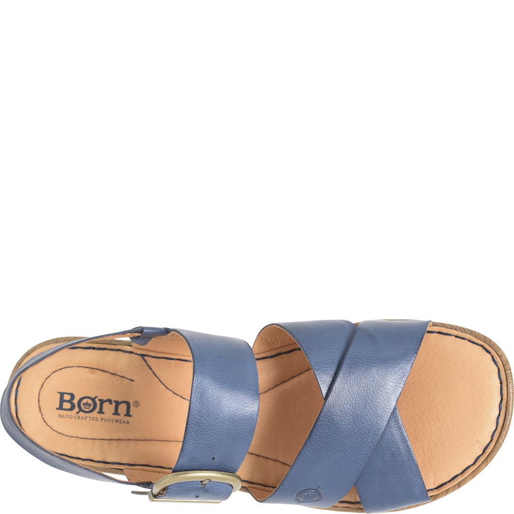 Born Aida Sandals Navy Product ID-7p8EajCX