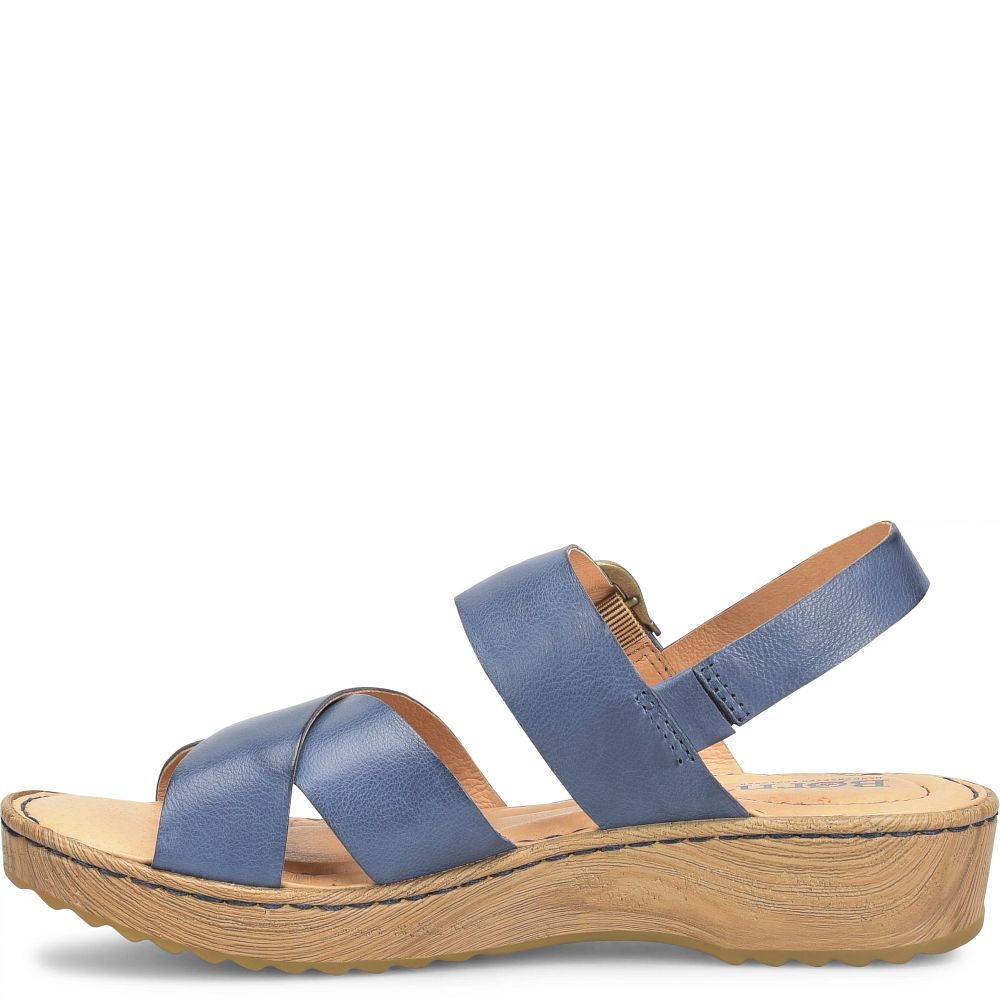 Born Aida Sandals Navy Product ID-7p8EajCX