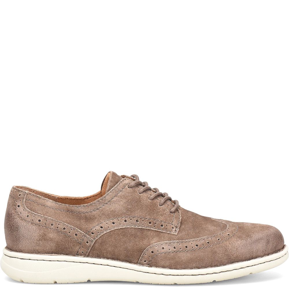 Born Tobias Slip-Ons Taupe Distressed Product ID-81KB318u