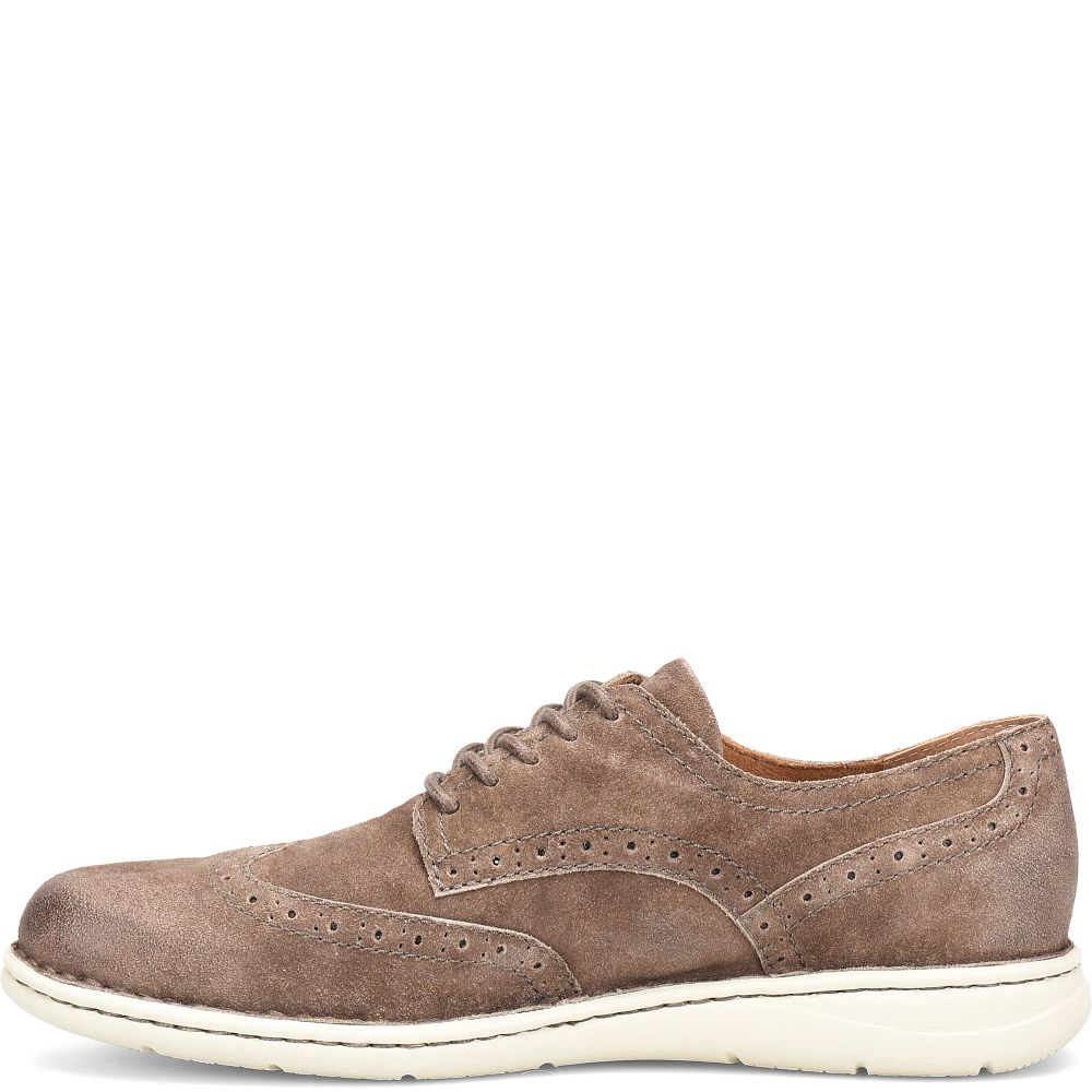 Born Tobias Slip-Ons Taupe Distressed Product ID-81KB318u