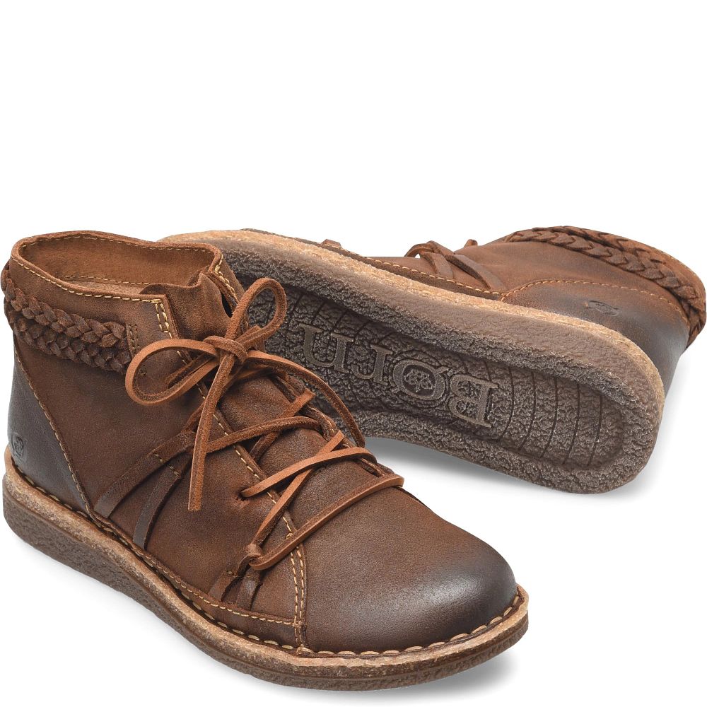 Born Temple II Boots Glazed Ginger Distressed Product ID-8KKjATMz