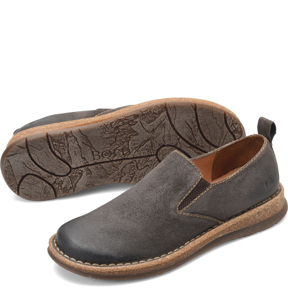 Born Bryson Slip-Ons Dark Concrete Distressed Product ID-8aYwfLhE