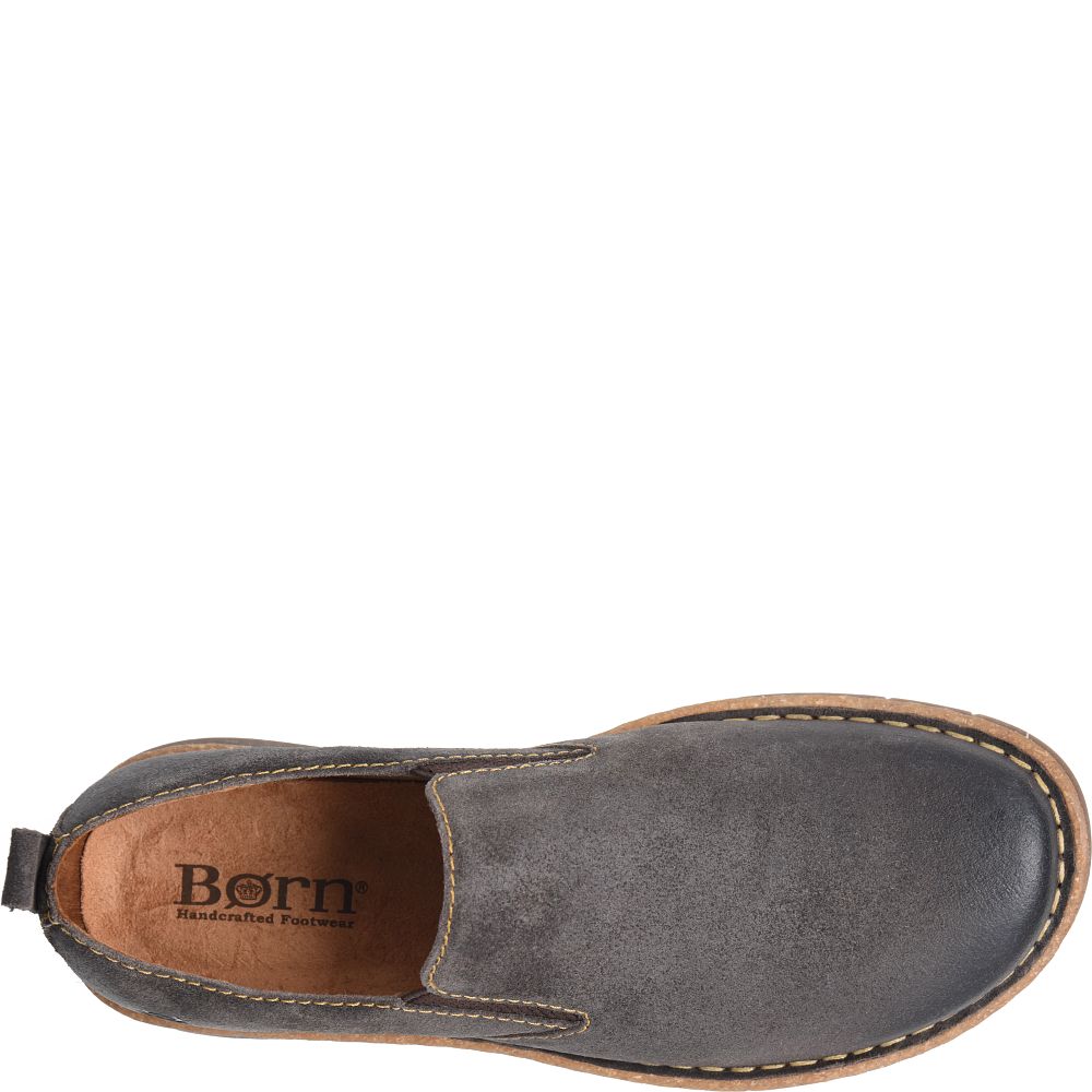 Born Bryson Slip-Ons Dark Concrete Distressed Product ID-8aYwfLhE