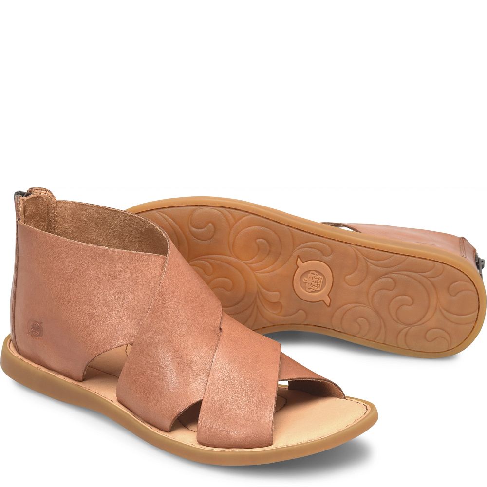 Born Imani Sandals Brown Luggage Product ID-95Q5hC8N
