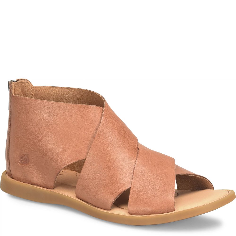 Born Imani Sandals Brown Luggage Product ID-95Q5hC8N