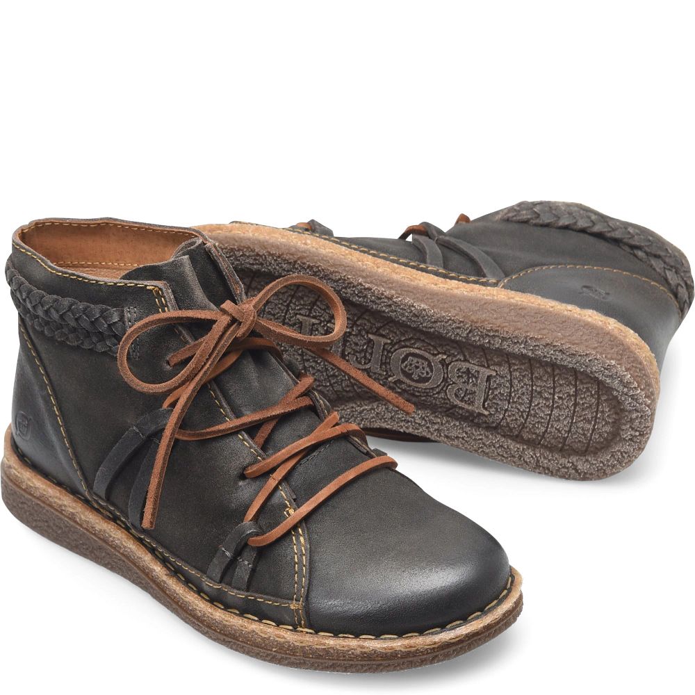 Born Temple II Boots Dark Concrete Distressed Product ID-ABsjngEC