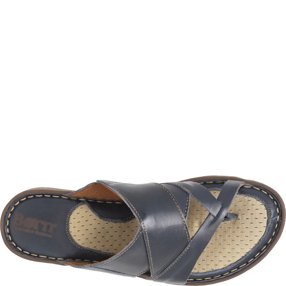 Born Sorja II Sandals Navy Product ID-BoiorP1c