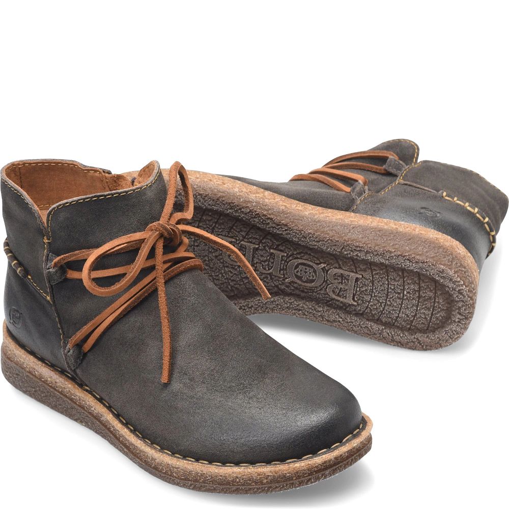 Born Calyn Boots Dark Grey Distressed Product ID-Bwb3o40h