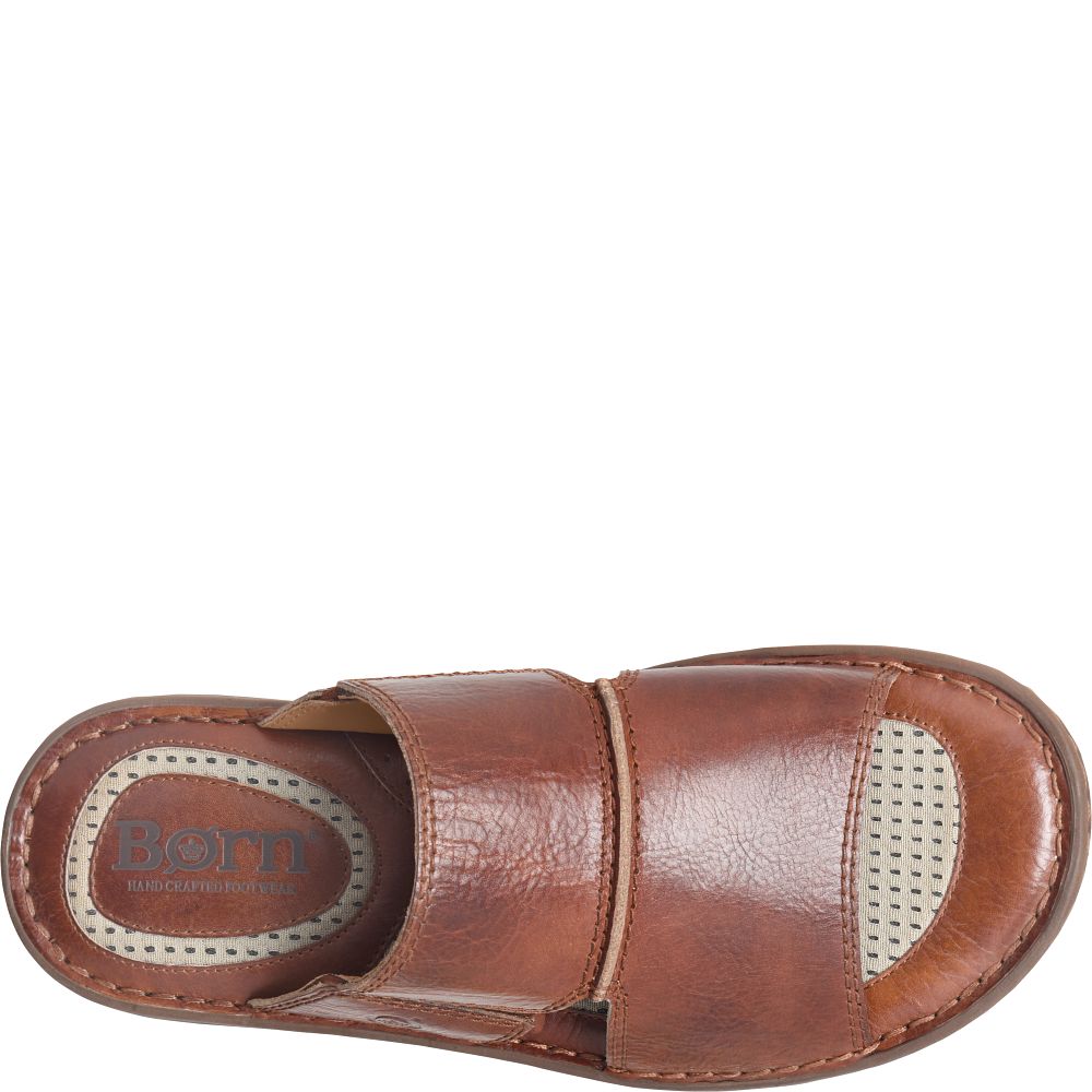 Born Flores Sandals Dark Tan Bourbon Product ID-C220bCsY