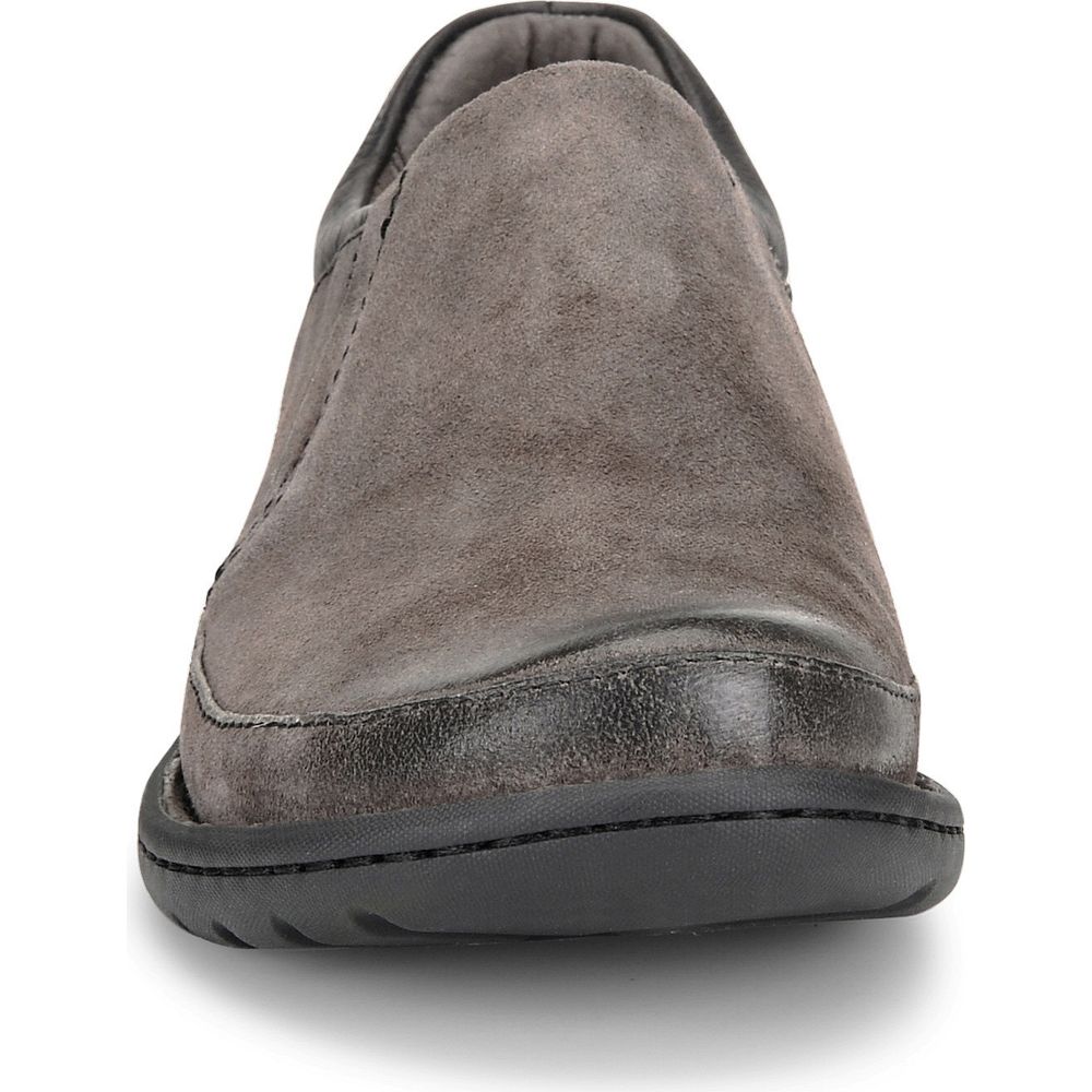 Born Nigel Slip On Slip-Ons Grey Combo Distressed Product ID-CAcuyS9f
