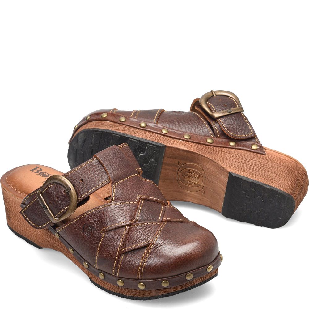 Born Amber Clogs Cinnamon Stick Product ID-CUsnZX20