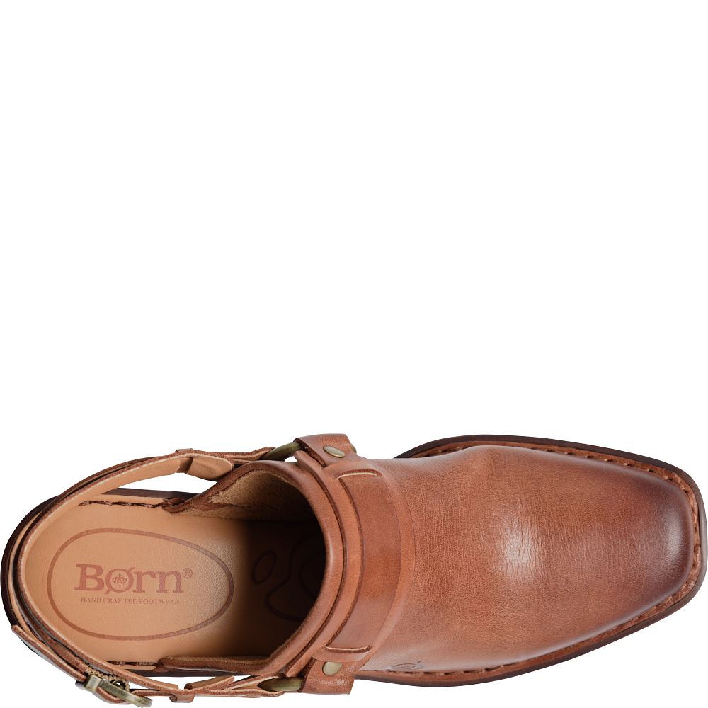 Born Hudson Clogs Cognac Brown Product ID-CeV1oMSl