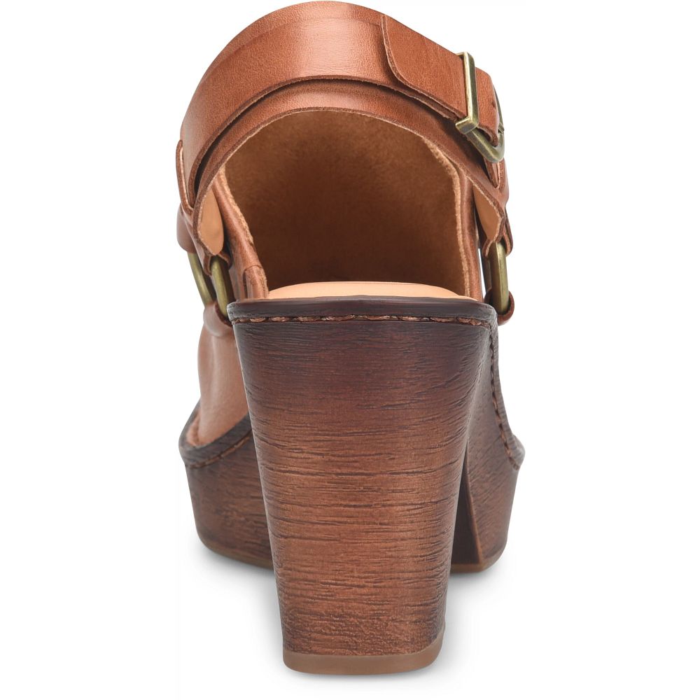 Born Hudson Clogs Cognac Brown Product ID-CeV1oMSl