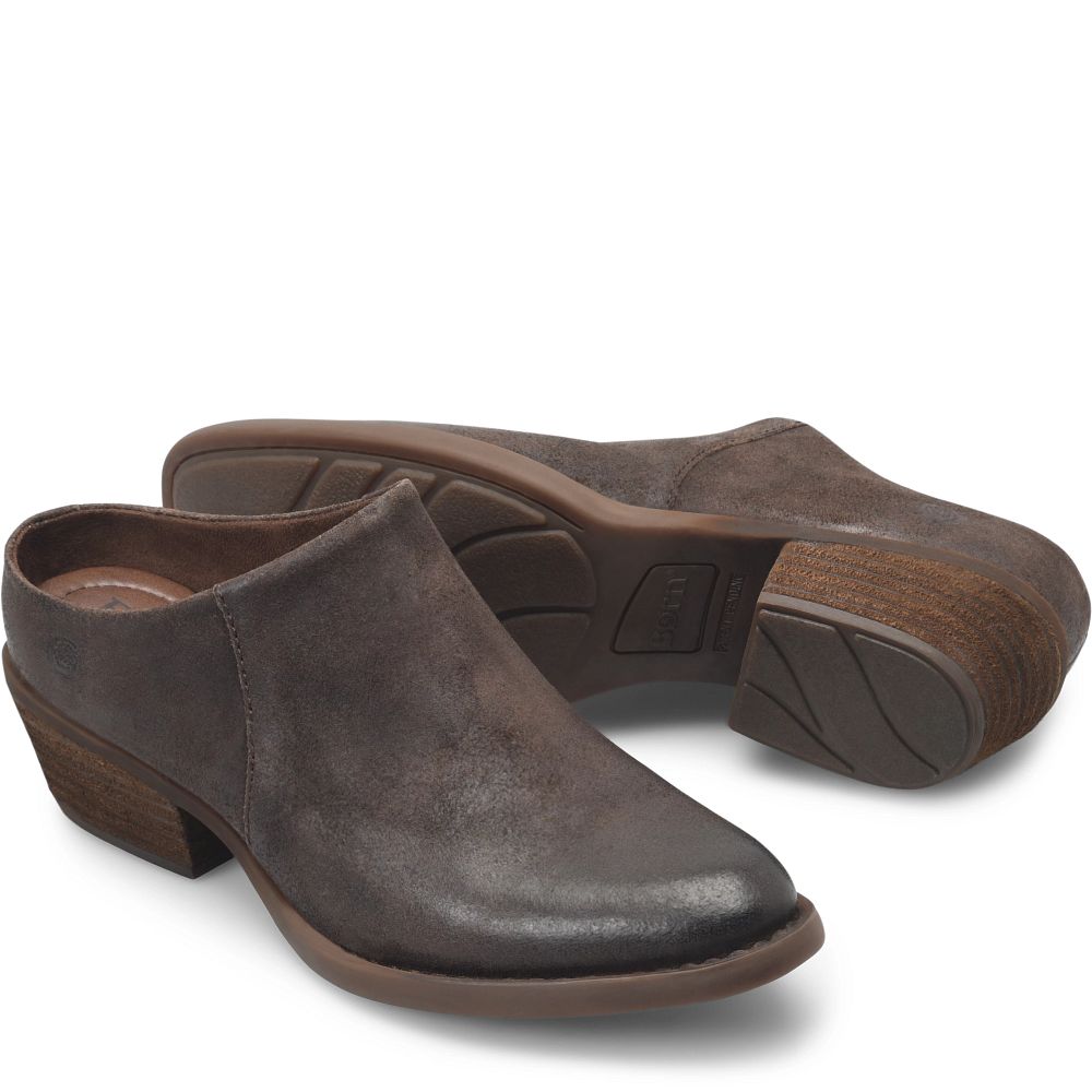 Born Starr Boots Dark Brown Distressed Product ID-CgtvCvSC