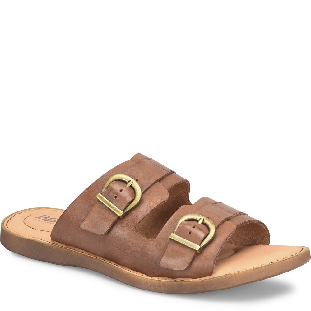 Born Henna Sandals Brown Cuero Product ID-DPNKI2VS