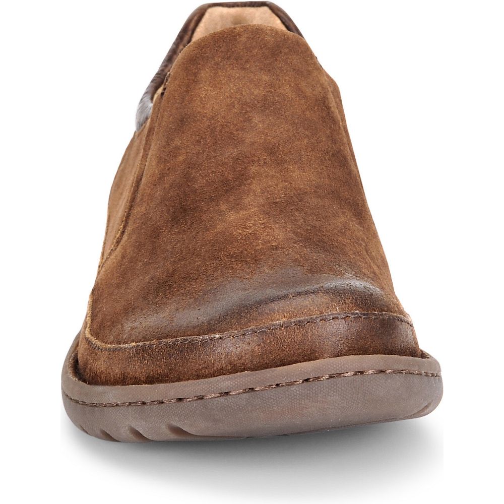 Born Nigel Slip On Slip-Ons Rust Distressed Combo Product ID-ErWVTqZj