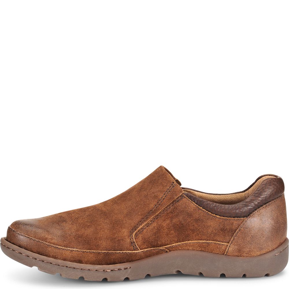 Born Nigel Slip On Slip-Ons Rust Distressed Combo Product ID-ErWVTqZj