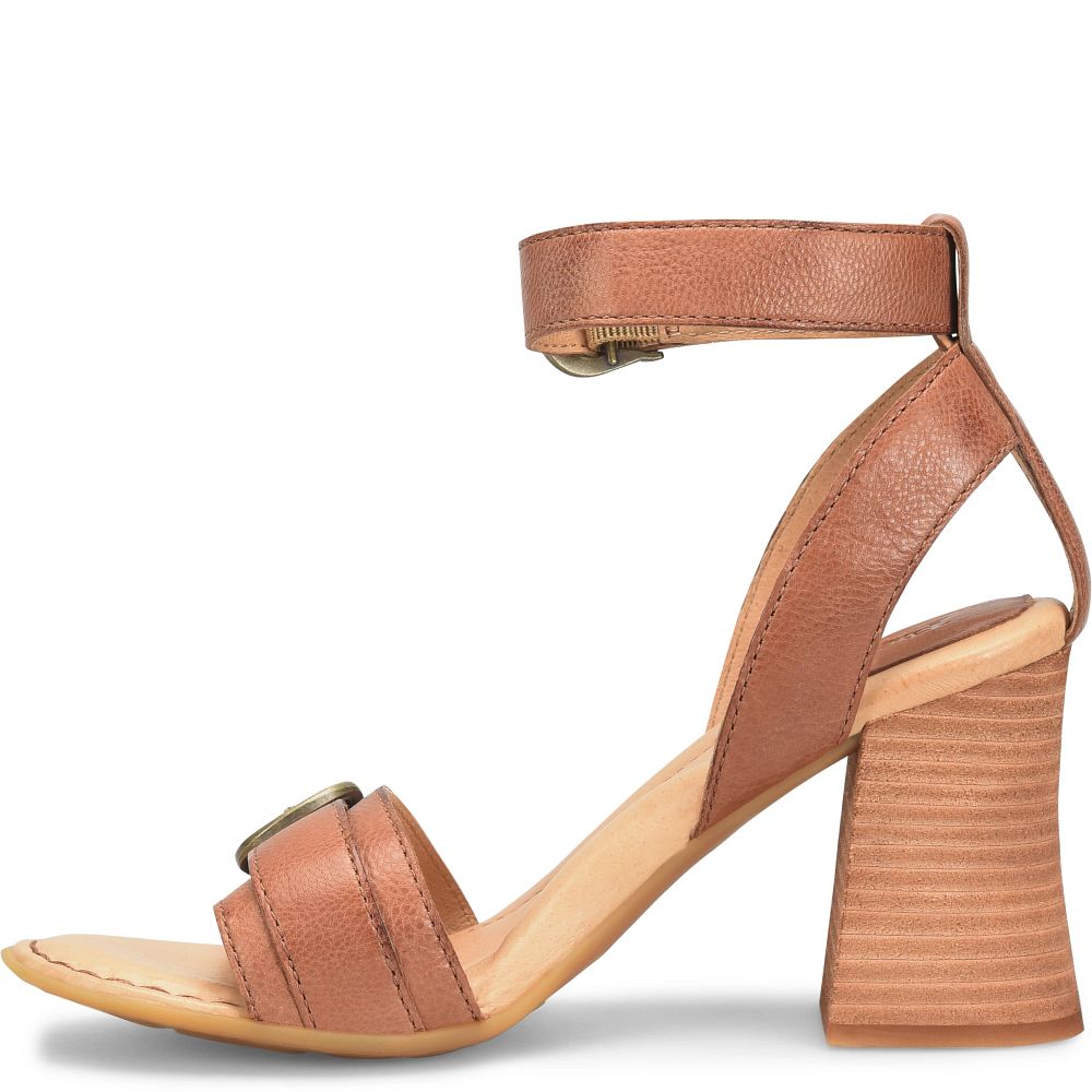 Born Tahlia Sandals Brown Luggage Product ID-FNTFK5bw