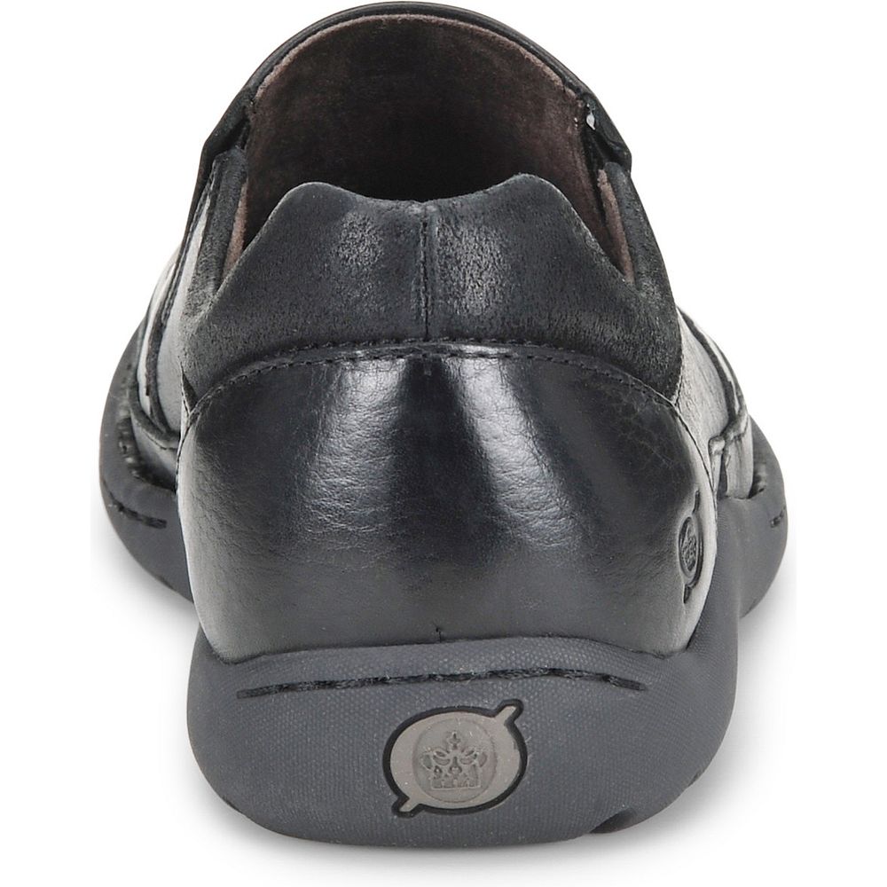 Born Nigel Slip On Slip-Ons Black Product ID-H1PfTHWL