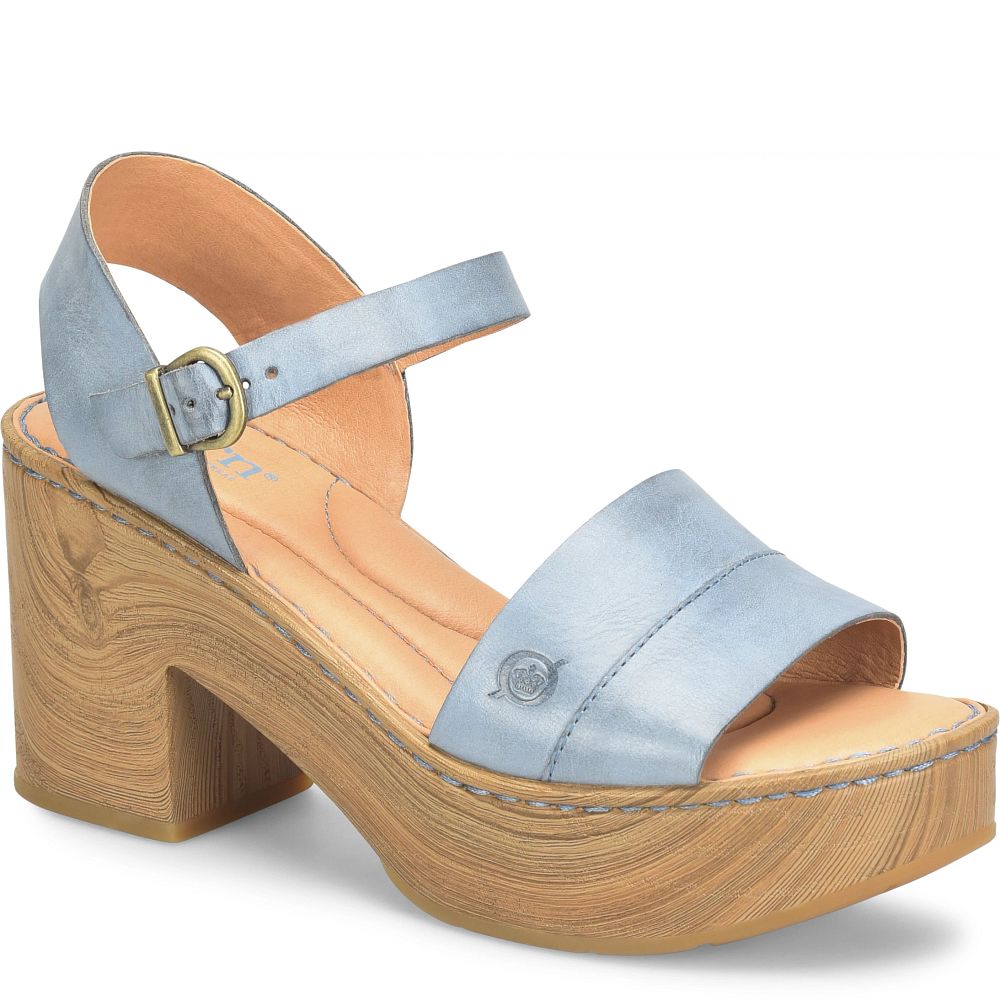 Born Lucca Sandals Dark Blue Jeans Product ID-IZqwtUoj
