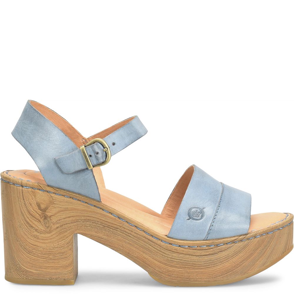 Born Lucca Sandals Dark Blue Jeans Product ID-IZqwtUoj