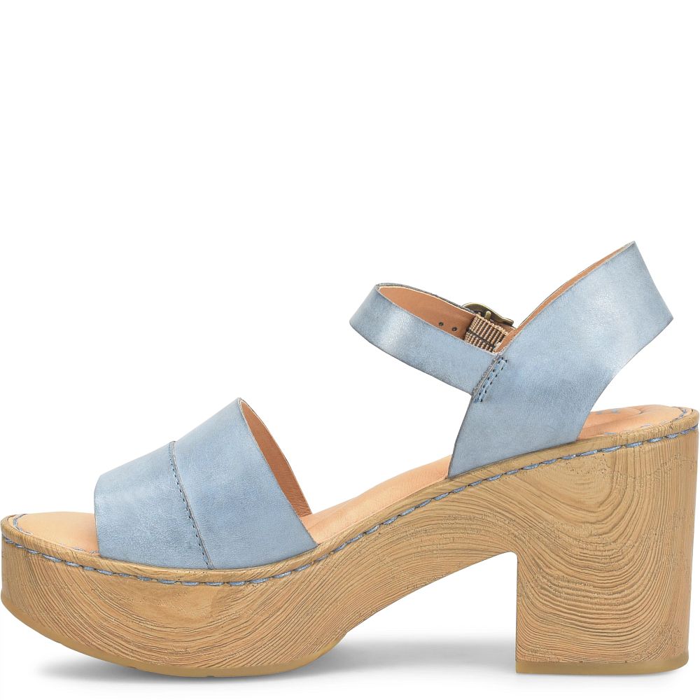 Born Lucca Sandals Dark Blue Jeans Product ID-IZqwtUoj