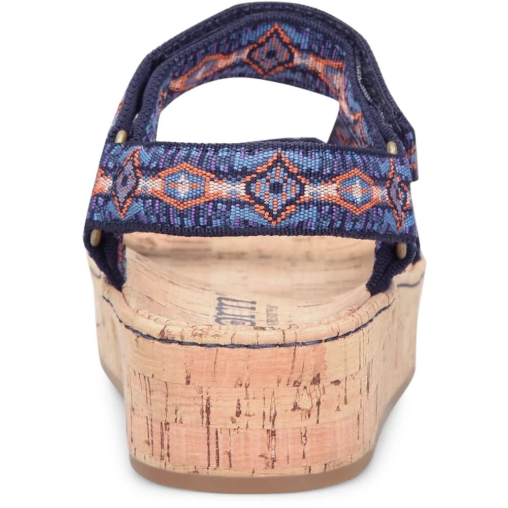 Born Sirena Colors Sandals Navy Fabric Product ID-IhSSFdQs