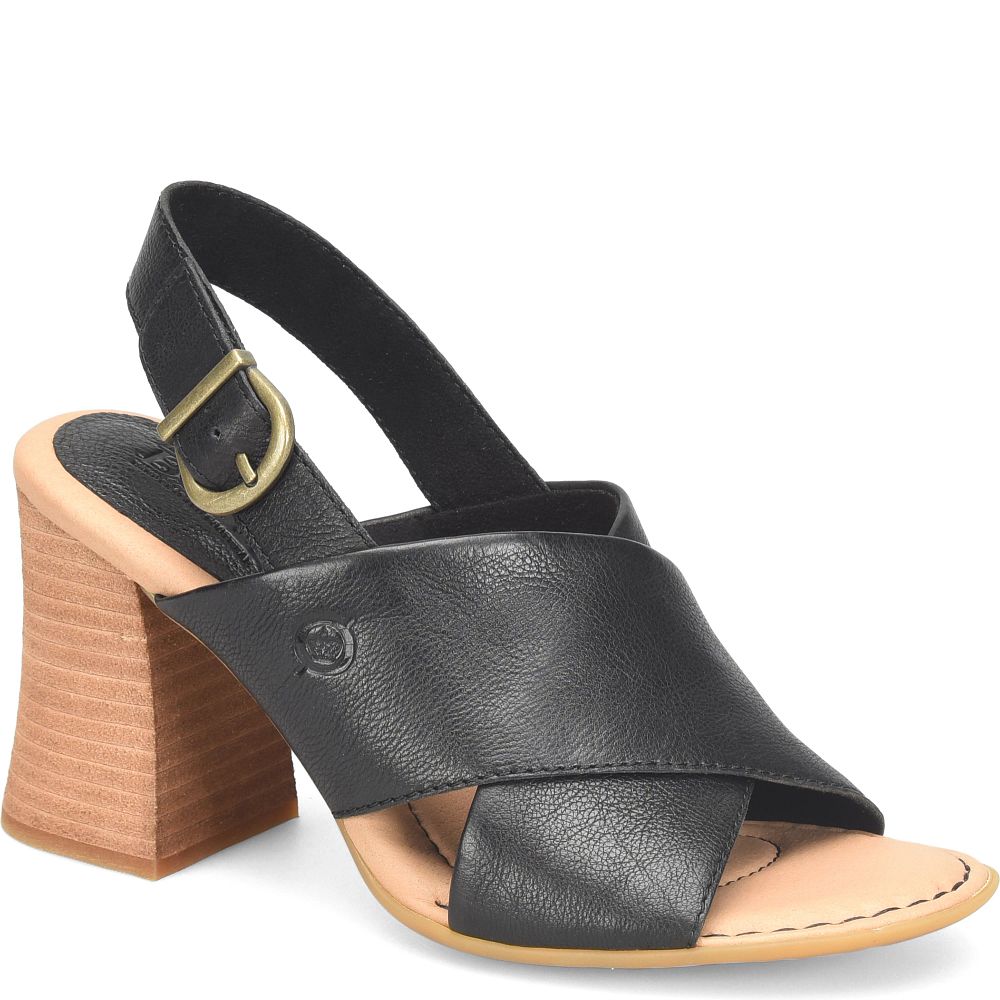 Born Tessa Sandals Black Nero Product ID-J3RUCbLZ