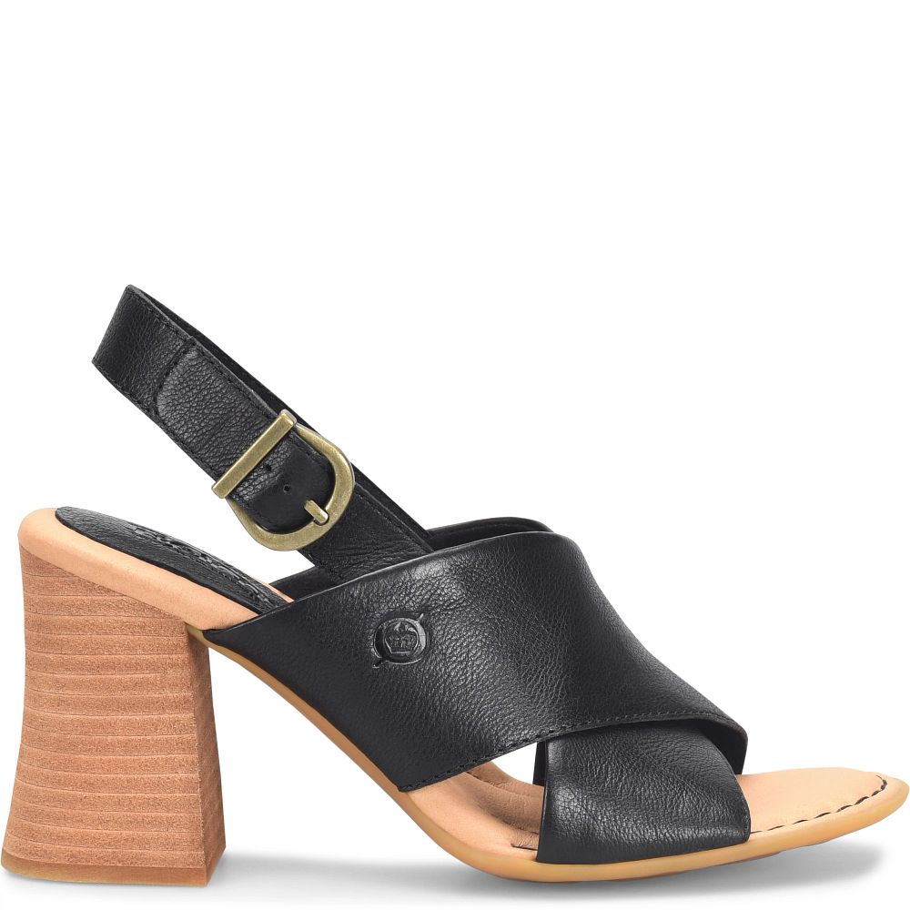 Born Tessa Sandals Black Nero Product ID-J3RUCbLZ