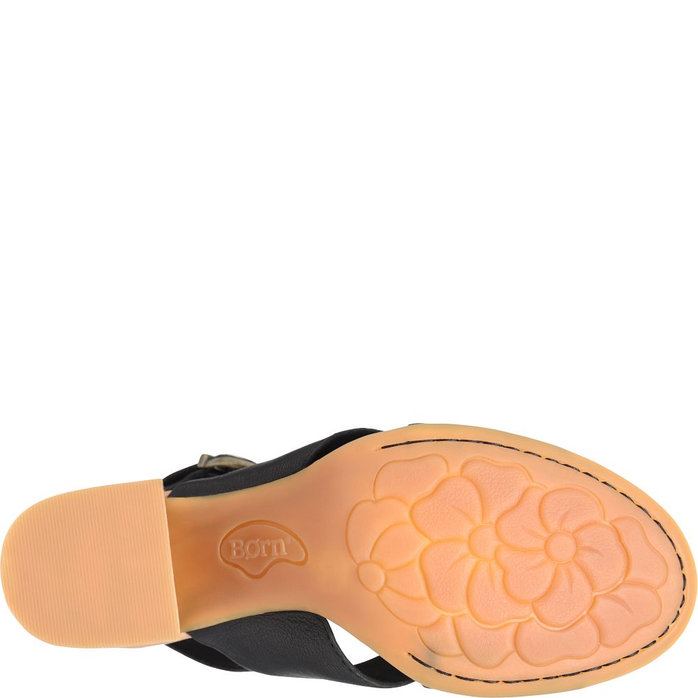 Born Tessa Sandals Black Nero Product ID-J3RUCbLZ